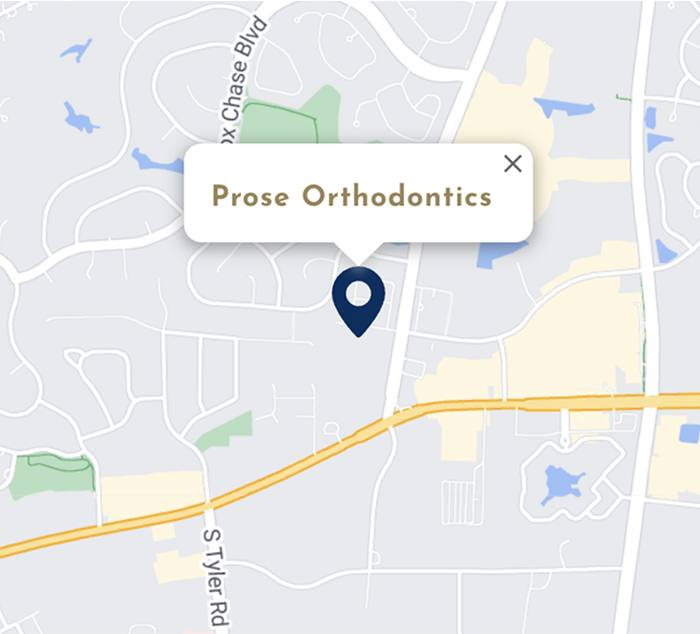Prose Orthodontics Map